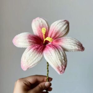 Single Handmade lily Flower